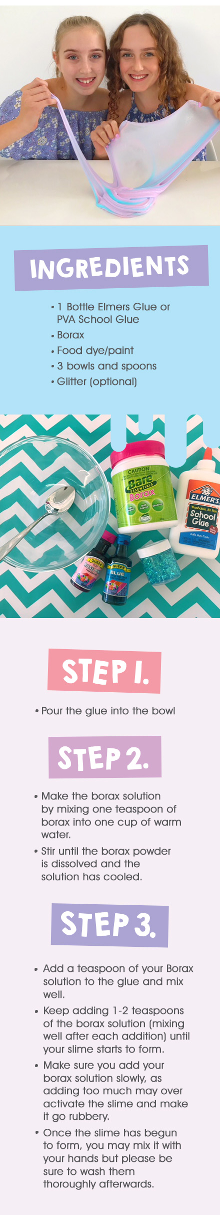 DIY Slime: Ingredients 